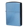 Zippo 62TIBL-Wave Lighter, Blue, Armor, Double Sided, Titanium Coating
